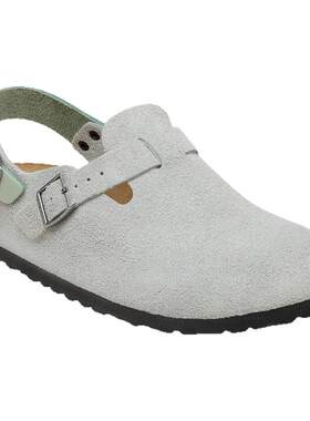 BIRKENSTOCK勃肯绒面革包头拖鞋