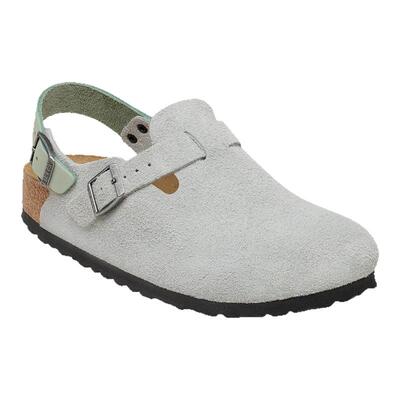 BIRKENSTOCK勃肯绒面革包头拖鞋