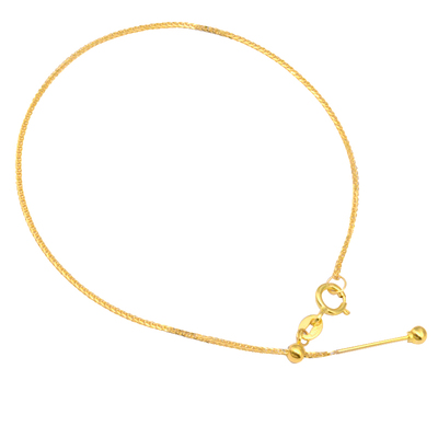 18k金螺丝珠针式链肖邦链