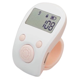 自在念数计数器手按电子数显计数充电手指点数器可翻转屏幕记数器