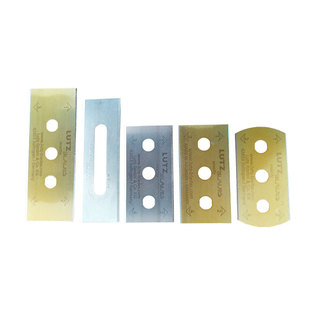 德国鲁茨lutz三孔刀片切胶带薄膜分切刀片分条机刀片钨钢三孔刀片