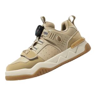 暇步士童鞋儿童小白鞋女童运动鞋旋转扣软底休闲轻便男童跑步鞋子