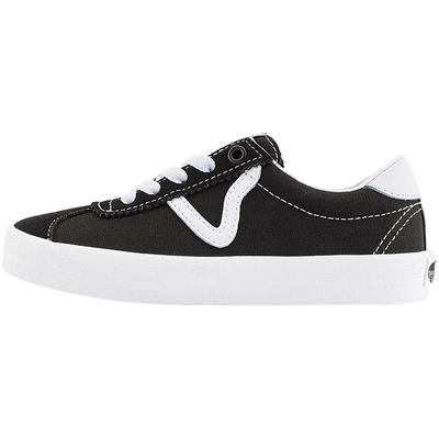 Vans范斯童鞋黑色中大童德训鞋