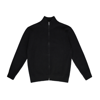 SHIJOIN立领双拉链针织开衫