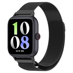 适用vivo Watchgt2表带watch5米兰尼斯IQOOWATCHGT磁吸金属腕带VIVO Watch2/3智能运动手表配件编织夏天透气