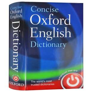 牛津简明英语词典 英文原版 精装字典 Concise Oxford English Dictionary 英文版原版书籍 进口英语工具书