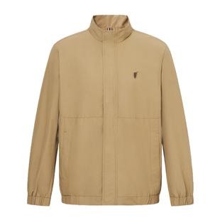 POLOWALK男装夹克2025秋季新品商务绅士休闲百搭立领夹克外套男式