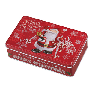 圣诞糖果盒便携长方形小盒子卡通包装礼盒儿童桌面卡片收纳盒空盒