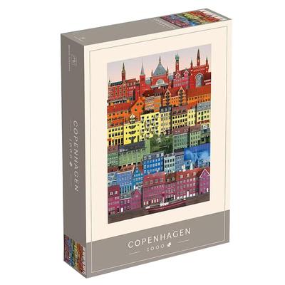 现货丹麦进口Martin Schwartz城市建筑拼图减压益智成人500片1000