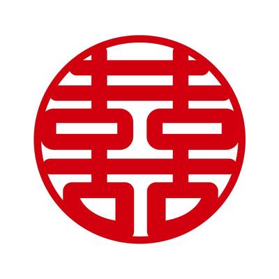 【遇水即粘】喜字静电贴