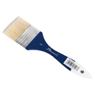 凤凰画材猪鬃绘画笔刷艺术家油画硬毛长柄刷丙烯初学者绘画专用画刷水粉美术刷子水彩排刷画笔底纹刷手绘diy