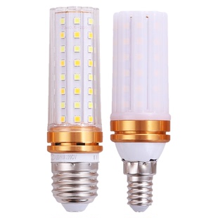 led无影灯泡e14e27三色变光源大小螺口12瓦16W20W24W超亮节能家用