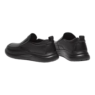 专柜正品百思图2025春款男鞋羊皮一脚蹬厚底商务休闲皮鞋29111AM5