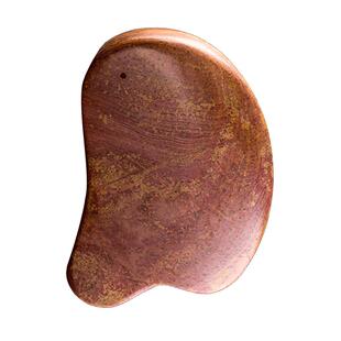 泗滨天然红真砭石刮痧板正品旗舰店面部医用经络肩颈背部中医专用