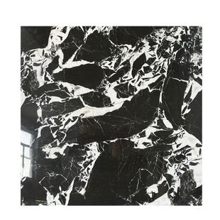 深色奢石瓷砖800x800客厅亮面门槛石大理石地板砖黑色防滑地砖