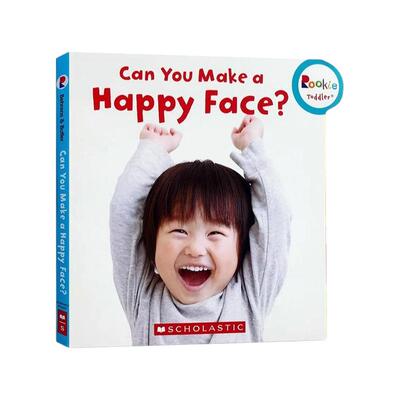 【现货】英文原版 Can You Make a Happy Face你能露出快乐的笑容吗 情绪管理绘本儿童启蒙早教亲子共读图画书儿童书籍