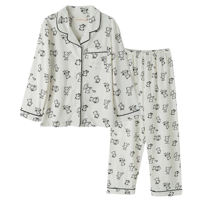 dreamydiary儿童全棉秋季家居服