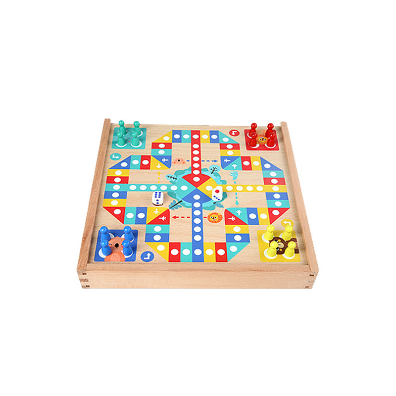 儿童多功能棋益智木制玩具