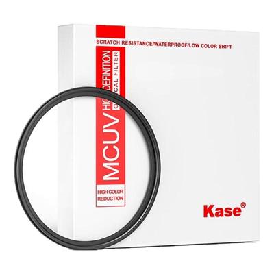 Kase卡色 UV镜 适用于永诺50mm F1.8 二代小痰盂49 52 58mm MCUV滤镜 33F1.4 85f18 35mmF2 相机镜头保护镜