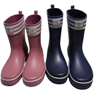 瑕疵处理雨鞋儿童男女随机发货水鞋套鞋防水防滑环保天然橡胶