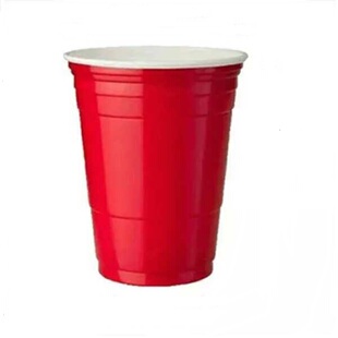 50只450ml美国派对彩色塑料杯partycups创意beerpong游戏饮料杯子