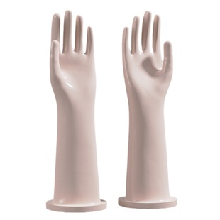 服装店陈列橱窗展示架手模道具摆件假手模型哑铃运动骑行手套器械