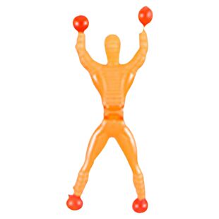 100个爬墙蜘蛛人玩具超人粘性解压蜘蛛整蛊粘粘手掌无聊发泄小人