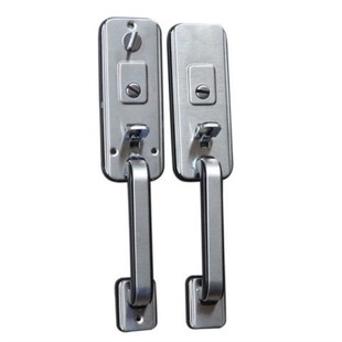 不锈钢大把锁把手罗普斯金大门锁对双开门锁铝合金门防盗门锁按压