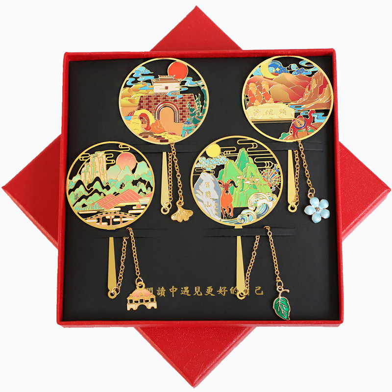 沙坡头宁夏书签金属纪念品