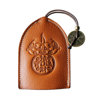 糊涂哥手造钥匙包头层牛皮