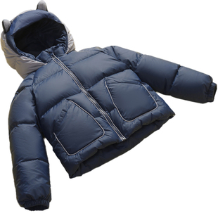 雅鹿2025新款儿童羽绒服短款男女童小童宝宝幼童加厚洋气冬装外套