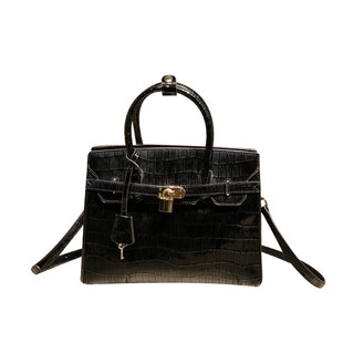 香港品牌包包女款2025新款真皮手提铂金包大容量高级感单肩斜挎包