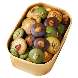 大颗坚果超实在!开心果坚果脆夏威夷抹茶可可脆薄脆饼干网红零食