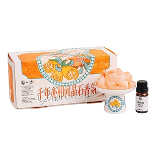 茶颜悦色X苏州丝绸博物馆经纬交错间晶石香氛柑橘薰调卧室香薰*1