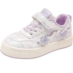 回力童鞋女童鞋子儿童运动鞋2025秋冬新款女孩加绒休闲中大童板鞋