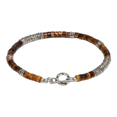 RONINMADE925银男女情侣手链