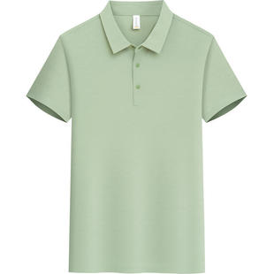 无痕冰丝凉感工作服t恤工装短袖polo衫定制印logo刺绣企业文化衫