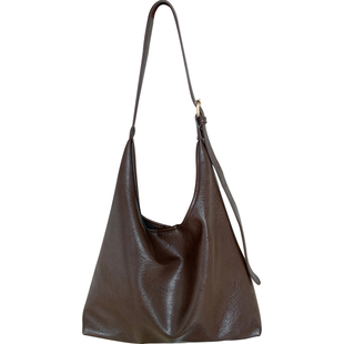 大容量包包女2025秋冬新款简约软皮单肩腋下包复古通勤斜挎子母包