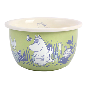 蓝莲花moomin姆明陶瓷碗家用高颜值儿童餐具汤碗泡面碗饭碗沙拉碗