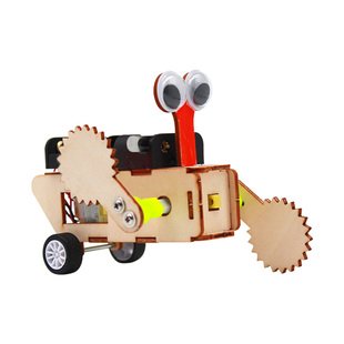 电动爬虫机器人科学实验 小学生创意手工科技小制作小发明DIY材料