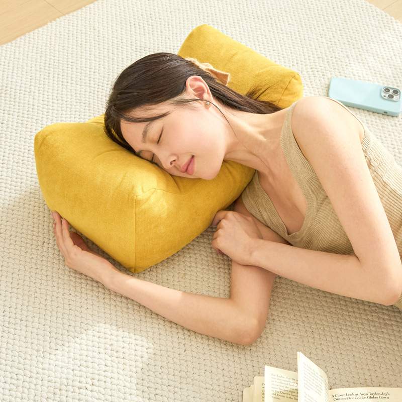 日式护腰坐垫椅子靠背颈午睡办公室枕靠枕睡枕枕护沙发飘窗腰趴靠