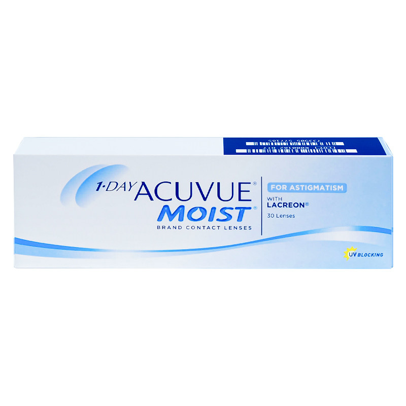 【散光专用】Acuvue舒日隐形眼镜男女近视远视日抛30片香港直邮