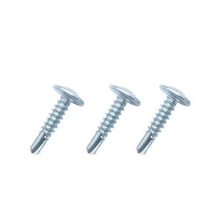 钻尾螺丝带垫自攻螺丝燕尾丝m4.2沉头平头螺纹十字扁头安装国标