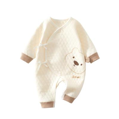 温巢新生婴儿衣服秋冬保暖连体衣