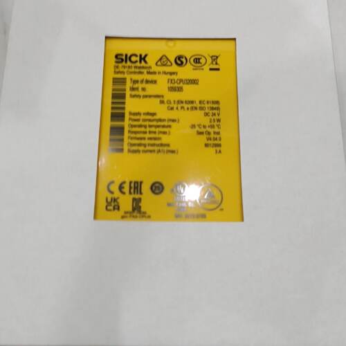 全新正品SICK西克安全控制器 FX3-CPU130002，