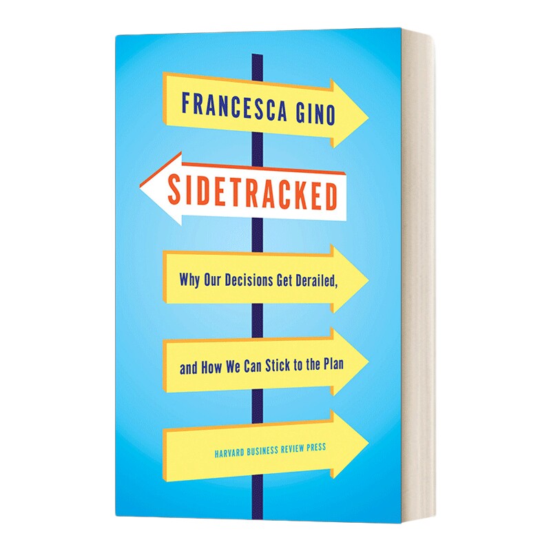 英文原版 Sidetracked 偏离轨道 为什么我们的决定会偏离轨道 我们如何坚持计划 精装 英文版 进口英语原版书籍