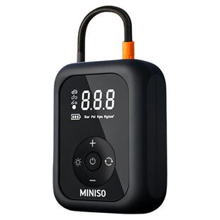 名创优品小车载充气泵便携式轮胎电动车自行车打气泵无线电动胎压