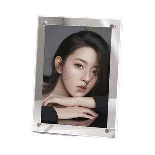 亚克力相框空框透明展示荣誉证书摆台框奖状画框A3a4营业执照框架