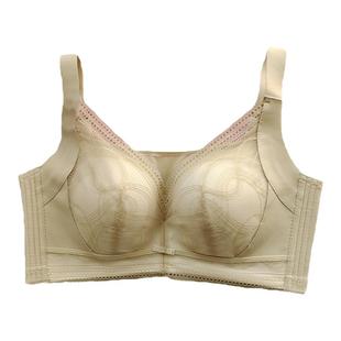 大胸D杯蜂巢按摩聚拢上托无钢圈全罩杯调整文胸薄透气收副乳内衣