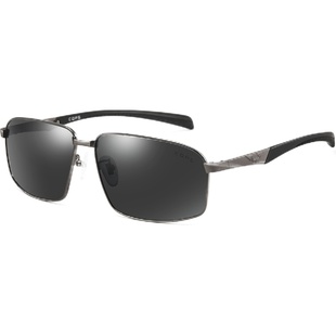 太阳镜男偏光开车专用钓鱼眼镜男士中年爸爸父亲节方框司机潮墨镜